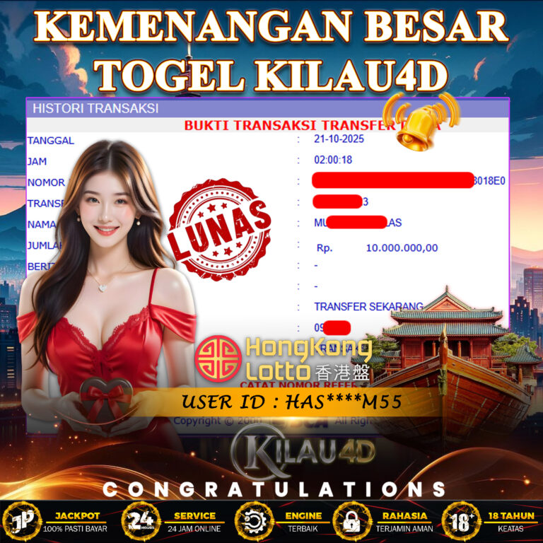 KEMENANGAN BESAR TOGEL KILAU4D