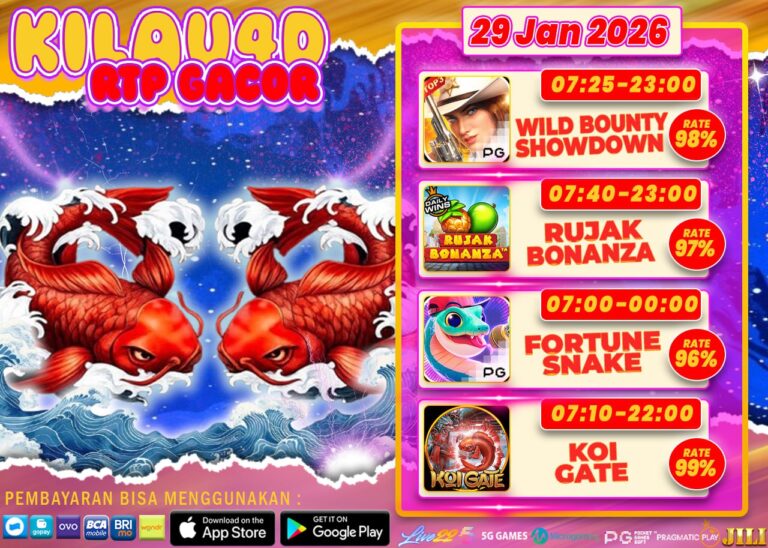 BOCORAN SLOT KILAU4D 29 JANUARY 2026 TERGACOR DAN GAMPANG MAXWIN