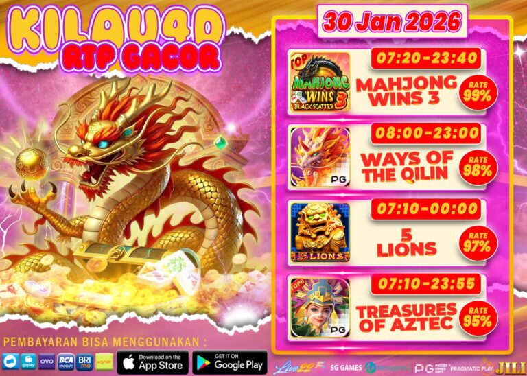 BOCORAN SLOT KILAU4D 30 JANUARY 2026 TERGACOR DAN GAMPANG MAXWIN