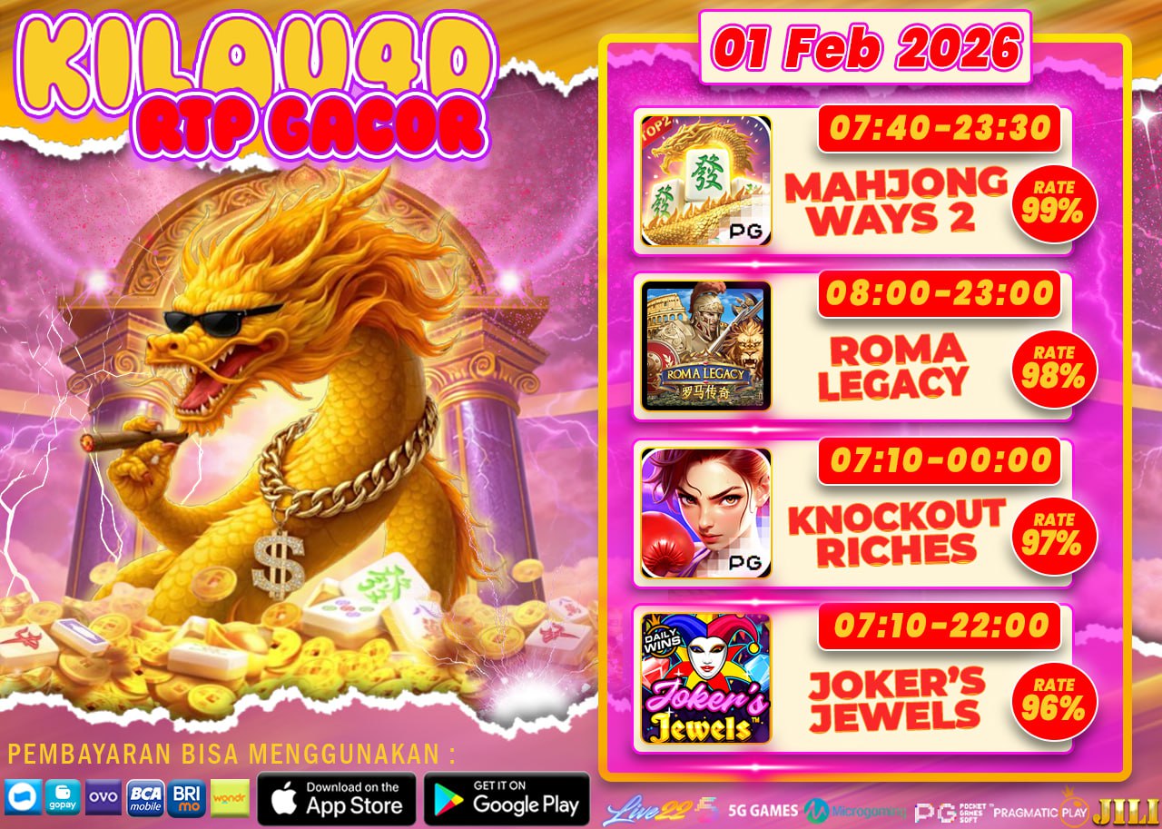 BOCORAN SLOT KILAU4D 1 FEBRUARY 2026 TERGACOR DAN GAMPANG MAXWIN