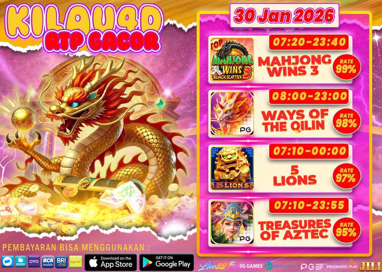 BOCORAN SLOT KILAU4D 30 JANUARY 2026 TERGACOR DAN GAMPANG MAXWIN