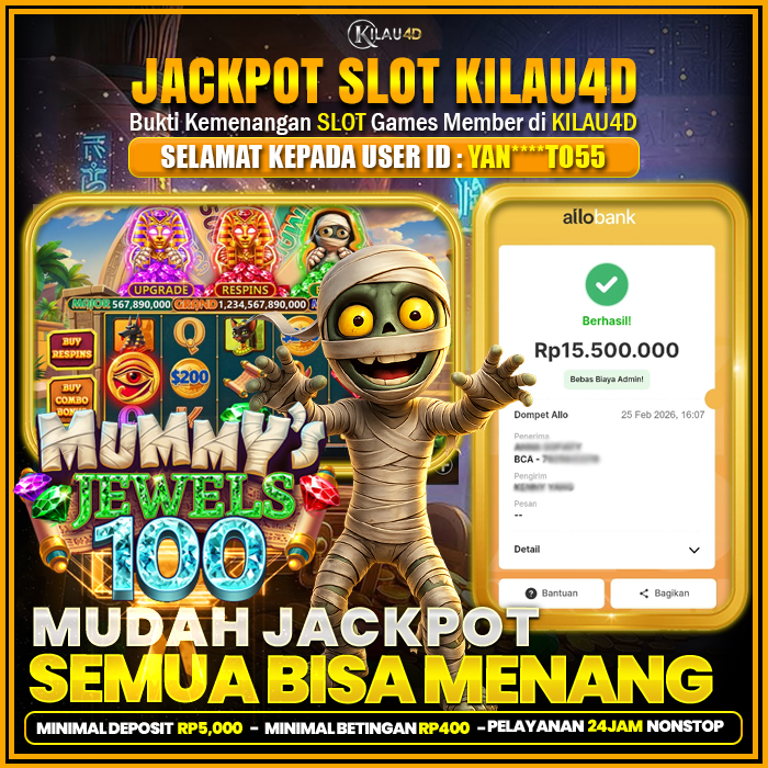bukti kemenangan slot