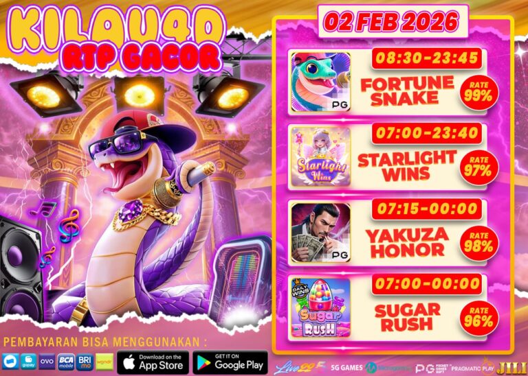 BOCORAN SLOT KILAU4D 02 FEBRUARY 2026 TERGACOR DAN GAMPANG MAXWIN