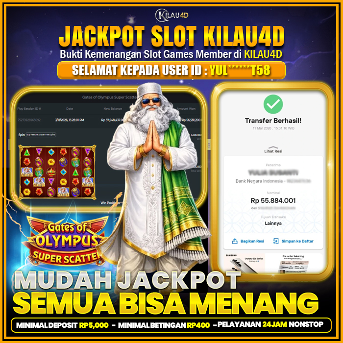 bukti kemenangan slot