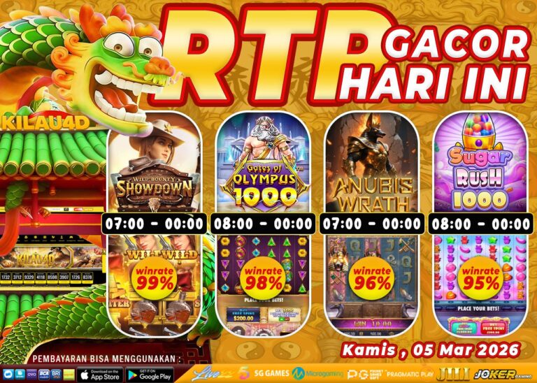 BOCORAN SLOT KILAU4D 05 MARET 2026 TERGACOR DAN GAMPANG MAXWIN