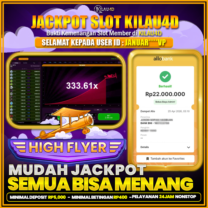 BUKTI KEMENANGAN KASINO KILAU4D