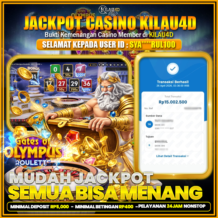 BUKTI KEMENANGAN KASINO KILAU4D