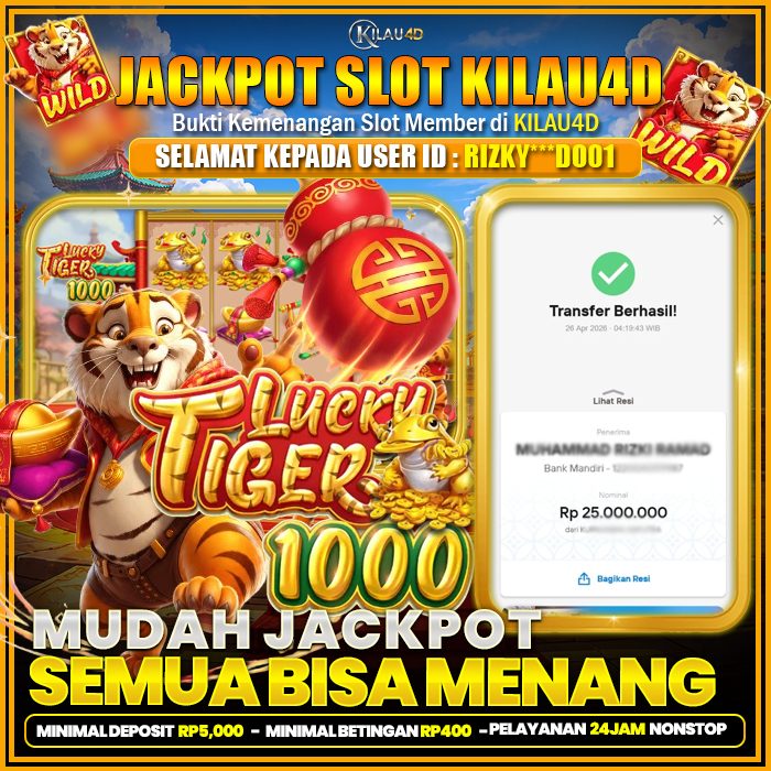 BUKTI KEMENANGAN SLOT KILAU4D