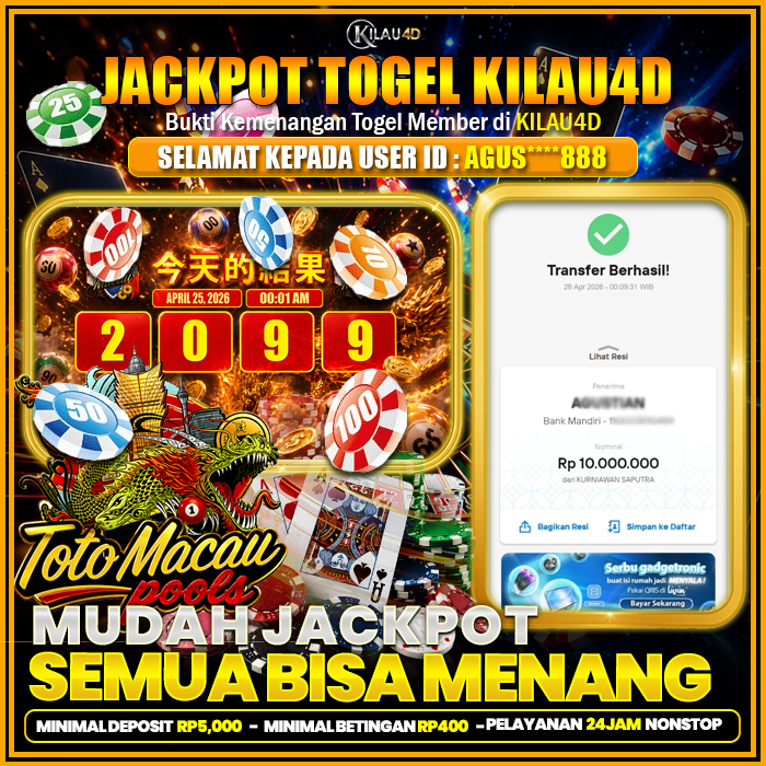 KEMENANGAN TOGEL KILAU4D