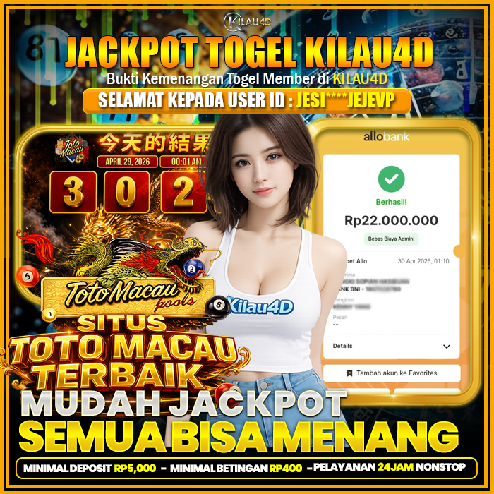 BUKTI KEMENANGAN TOGEL KILAU4D